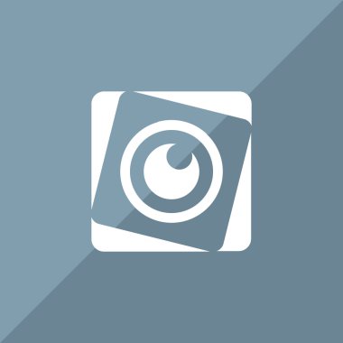 Objektif göz web simgesi