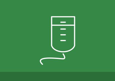 Damla sayacı basit web simgesi