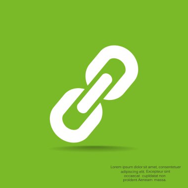 Basit zincir web simgesi