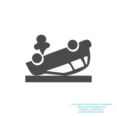 Kırık araba web simgesi