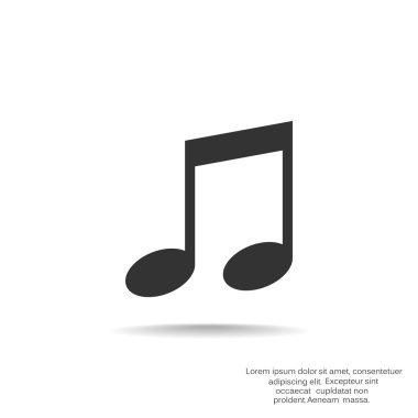 Not ile müzik web simgesi