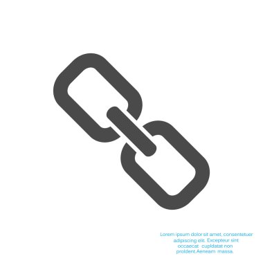 Basit zincir web simgesi