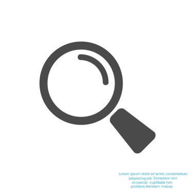 Basit büyüteç simgesini