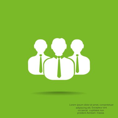 Grup insanlar basit web simgesi