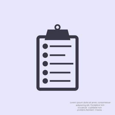 Pano basit simgesine listesi