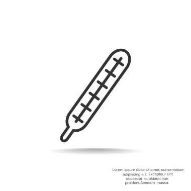 medikal termometre web simgesi