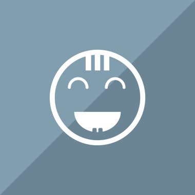 Mutlu bir çocuk yüzü doodle