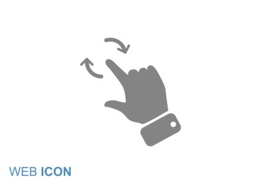 Dokunmatik ekran web simgesi