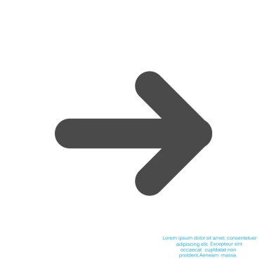 Ok işaret doğru simgesi