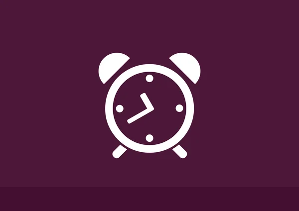 Simple alarm clock icon — Stock Vector