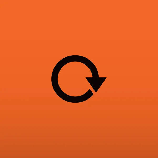 Round arrow web icon — Stock Vector