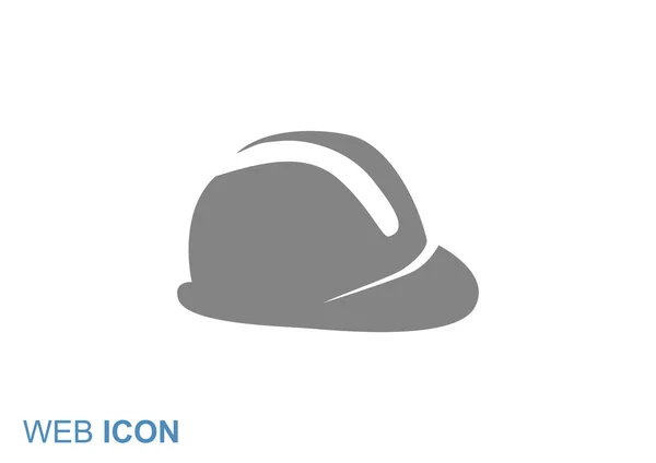 Icono web halmet seguro — Vector de stock