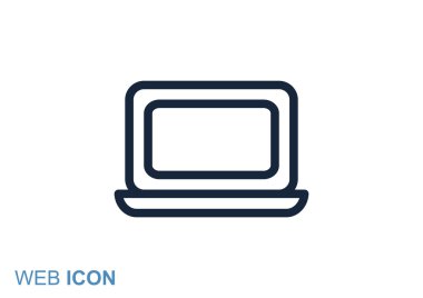 Basit dizüstü web simgesi