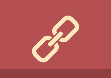 Basit zincir web simgesi