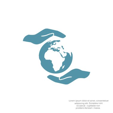 Dünya eller web simgesi