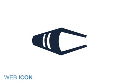 Kapalı kitap web simgesi