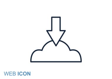 Bulut dosya karşıya yükleme simgesi