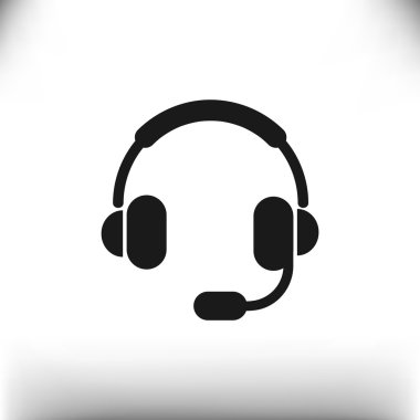 Kulaklık garniture web simgesi