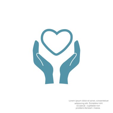 Eller basit simgesi kalp