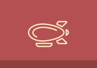 Zeplin zeppelin web simgesi