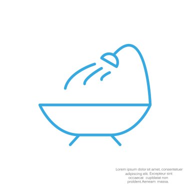 Basit banyo web simgesi