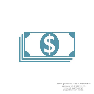 Dolar web simgesi yığını