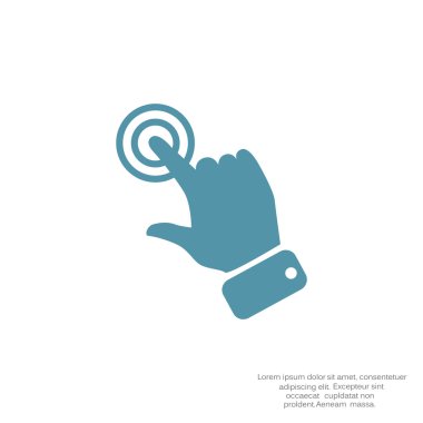 Dokunmatik ekran web simgesi