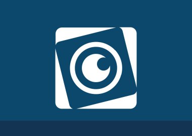 Objektif göz web simgesi