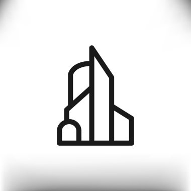 Büyük şehir basit web simgesi