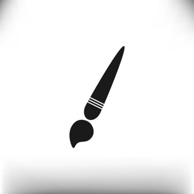 Basit fırça web simgesi