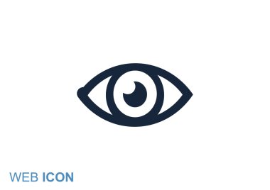 İzlerken göz web simgesi