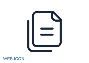 Dosyaları veya belgeleri web simgesi