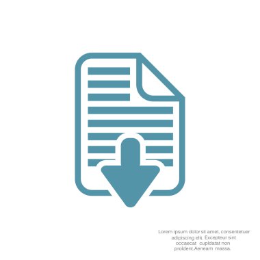 Download dosya web simge