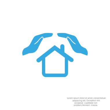 Eller basit simgesi olan ev