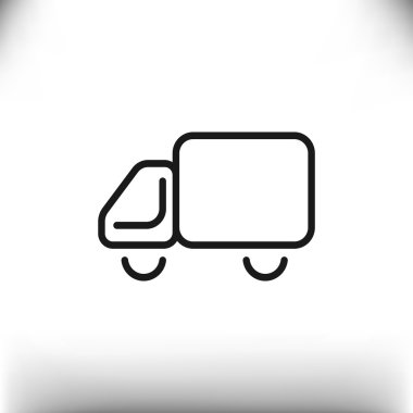 Basit kamyon web simgesi