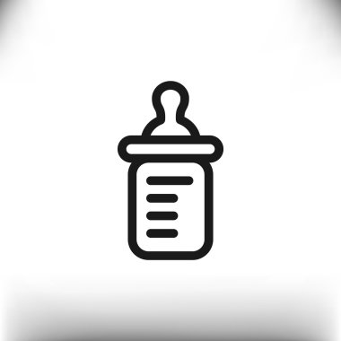 Basit bebek şişe simgesi