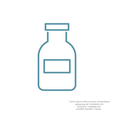 Tıp şişe web simgesi