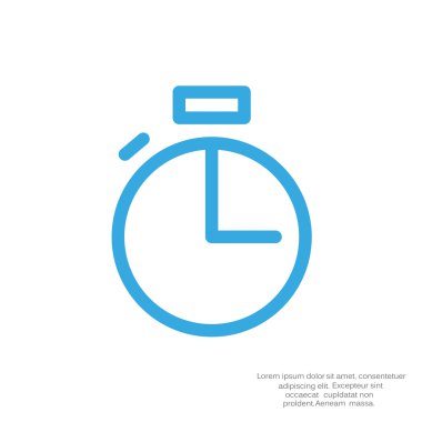 Basit kronometre web simgesi