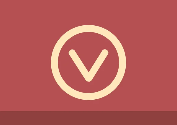 Chek mark med tickande ikon — Stock vektor
