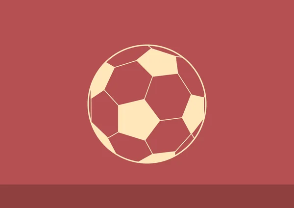 Icono web pelota de fútbol — Archivo Imágenes Vectoriales