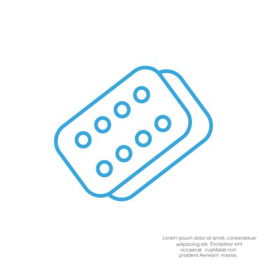 Bandaj sıva basit web simgesi