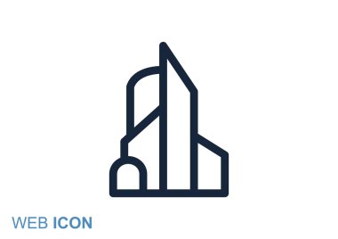 Büyük şehir basit web simgesi