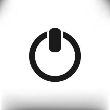 Güç buttton basit web simgesi