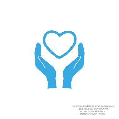 Eller basit simgesi kalp