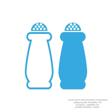 Tuz ve biber shakers simgesi