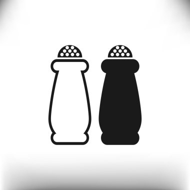 Tuz ve biber shakers simgesi