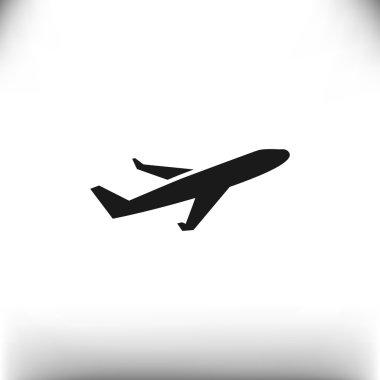 uçak web simgesi