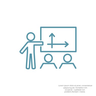 insanlar sunum basit simgesini