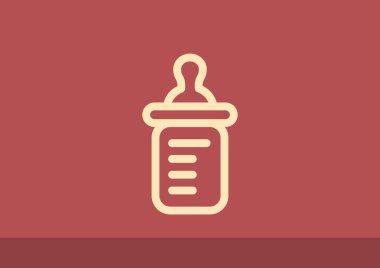 Basit bebek şişe simgesi