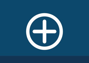 Artı simgesi web simgesi basit